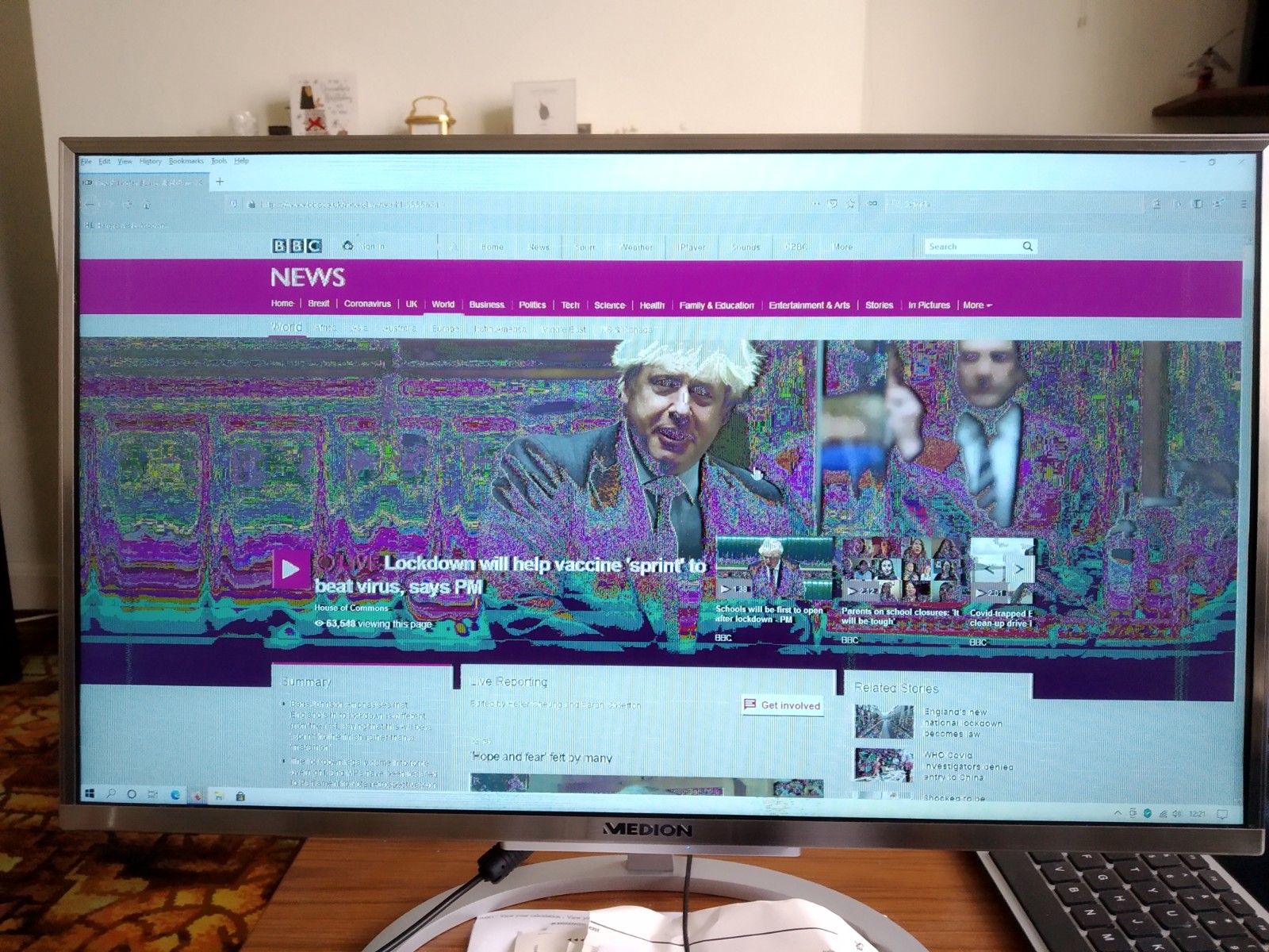 Solved Medion E23401 display fault MEDION Community