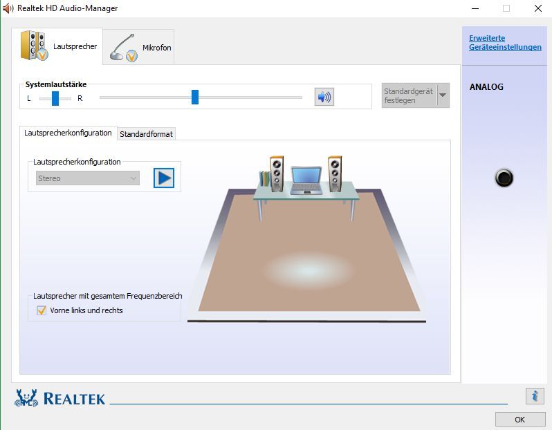 Realtek Audio Manager