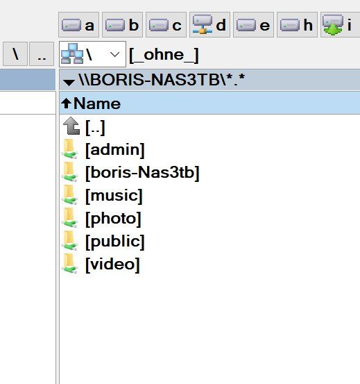 hier in der Ansicht des TC mit diesem ominösen Verzeichnis.