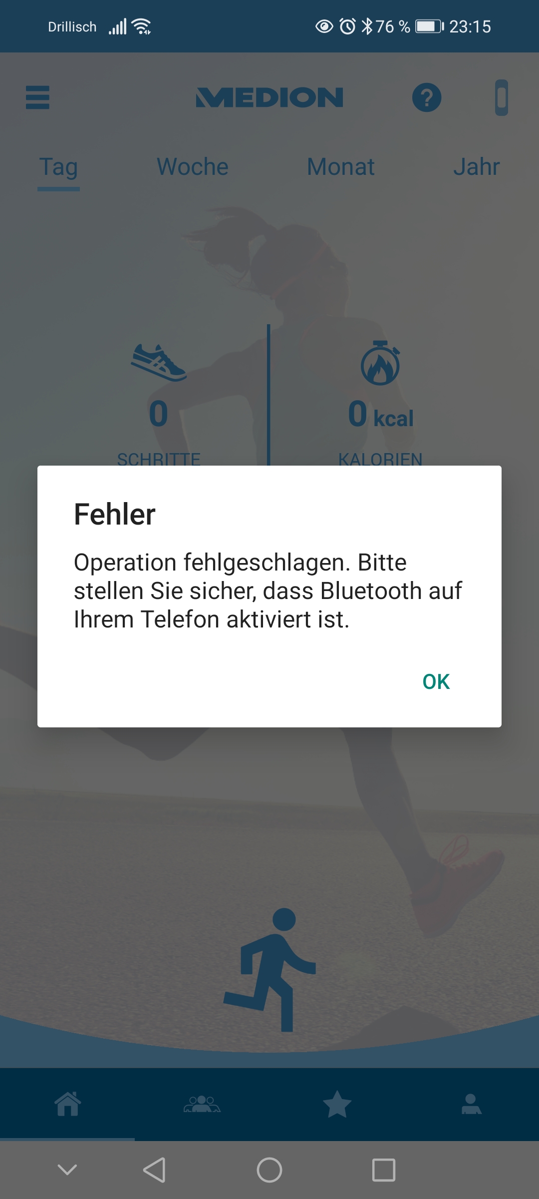 S3750 verbindet nicht mehr mit der Fitness App MEDION Community