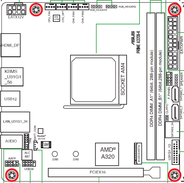 FAQ: Spezifikationen Mainboard "Asus PRIME A320I-K... - MEDION Community