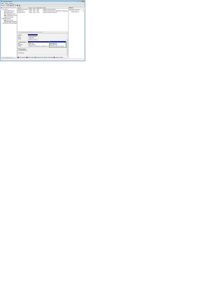 Vista Datenträgerverwaltung