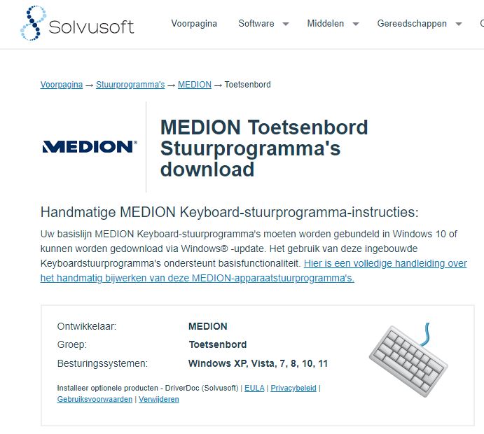 Opgelost md 98550 toetsenbord en touchpad werkt niet meer n
