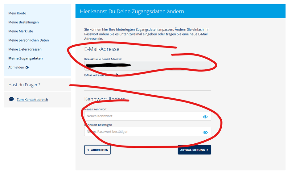 … dann "beglückt" dich das System mit diesem Dialog.