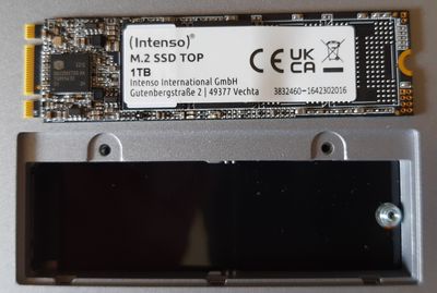 Bestückung sichtbar