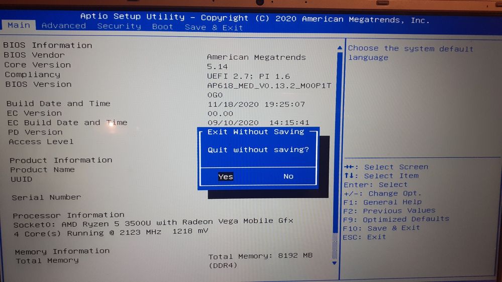 Impossible de sauver