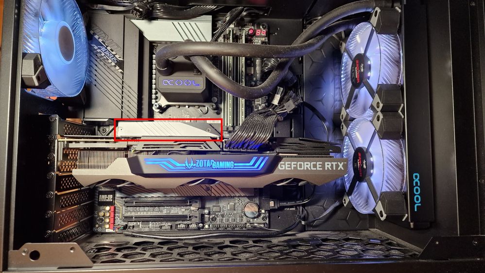 Abdeckung für SSD-Slots