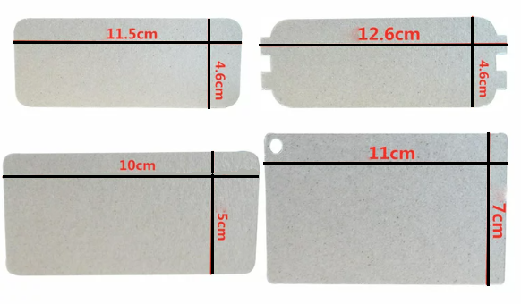 Ejemplos de placas Mica