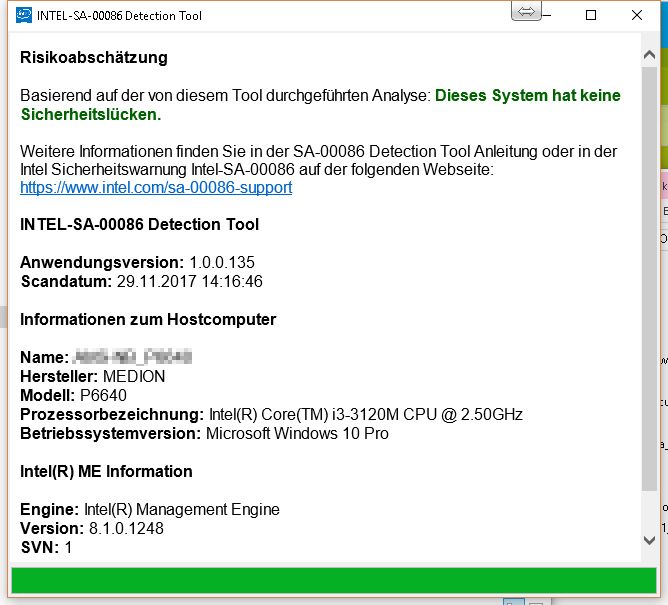Intel SA-00086 Detection Tool