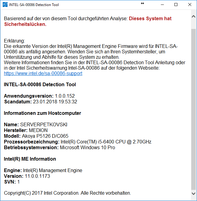 intel-sa-00086 detection tool 23.01.2018