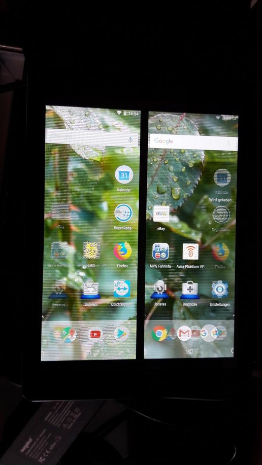 Gesplitteter Bildschirm