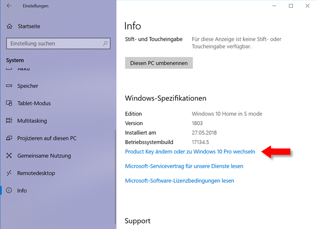 Wie wechsel ich von Windows 10 im S-Modus zur Wind... - MEDION Community