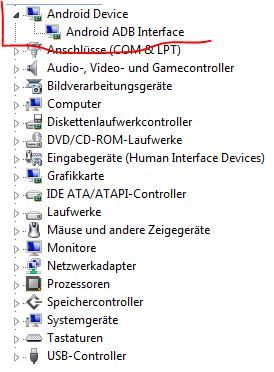 GM mit Tablet im Bootloader-Modus