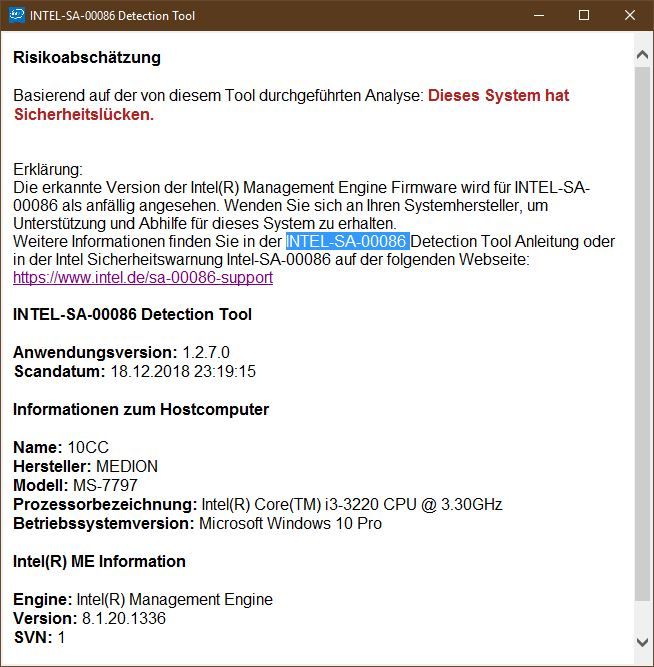 Ergebnis Intel-SA-00086-GUI.exe