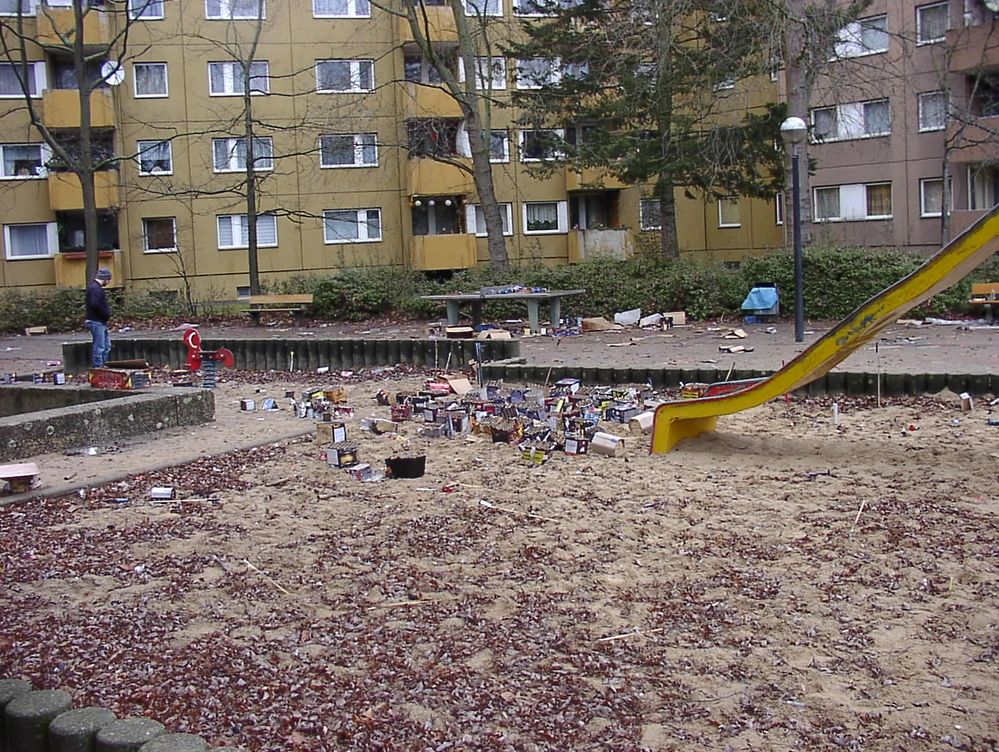 Der Hausmeister freut sich dann