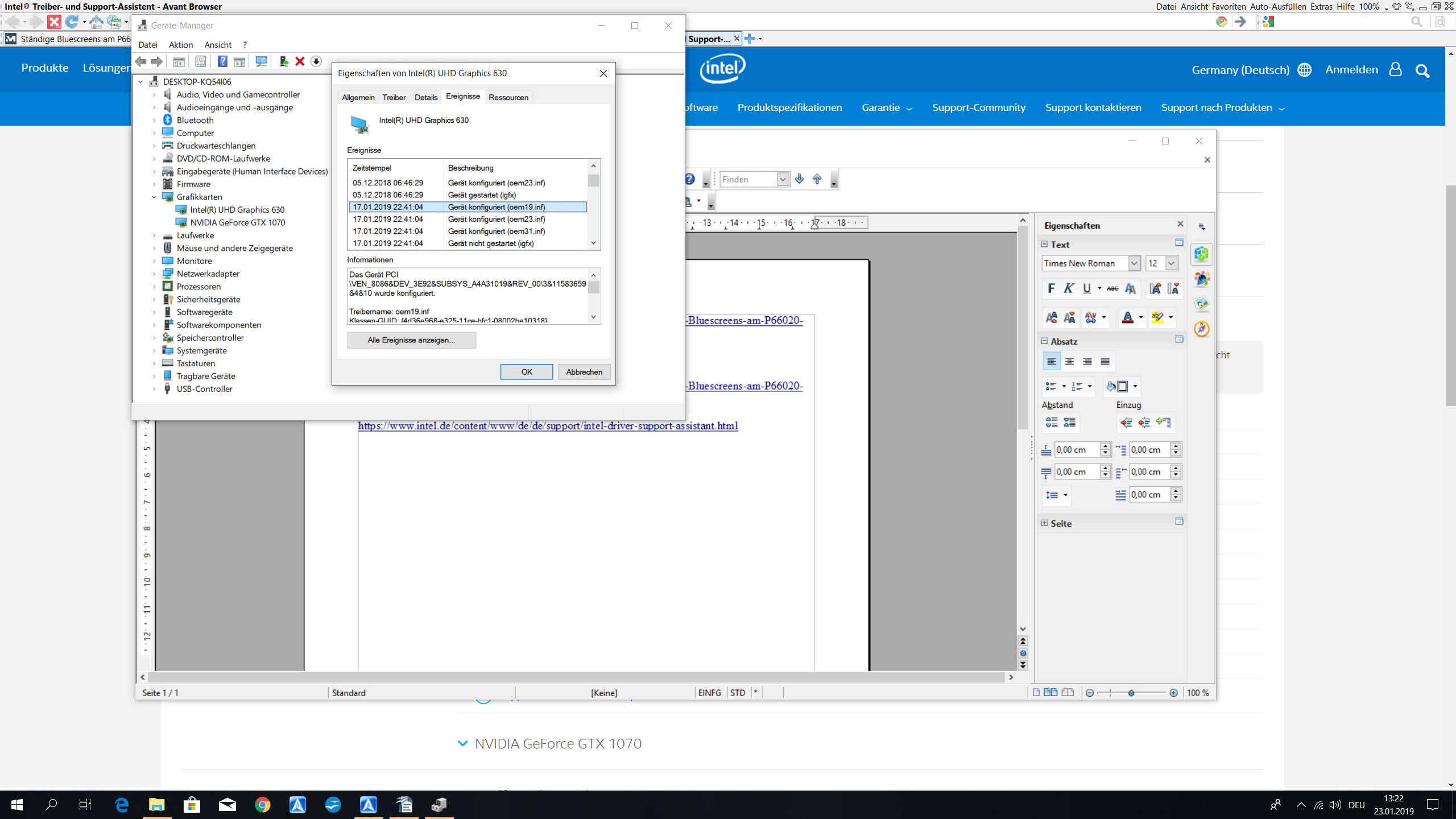 Gelöst: Ständige Bluescreens am P66020 (MD34130) - MEDION Community