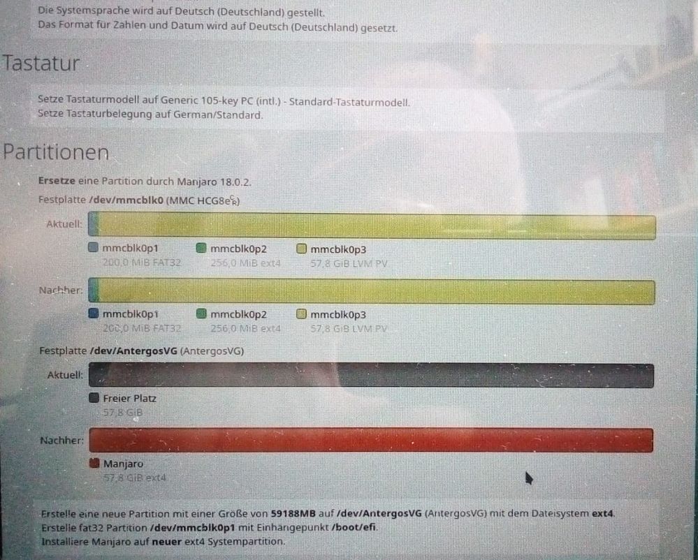 bild der Installation