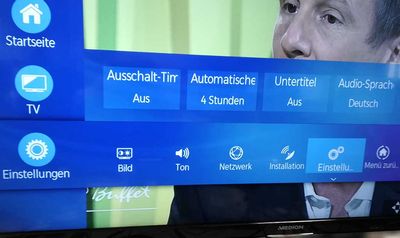 Menü Fernseher
