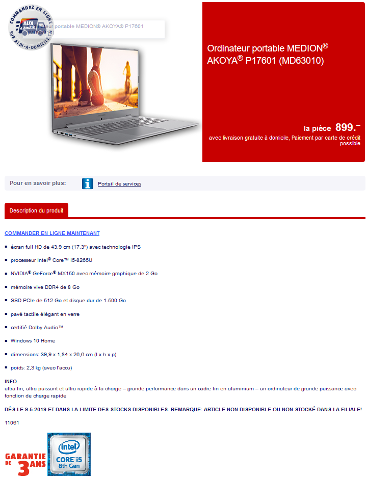 P17601 MD63010 30026679