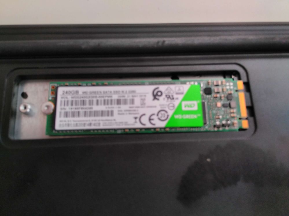 ssd arrittier aber nicht eingesteckt