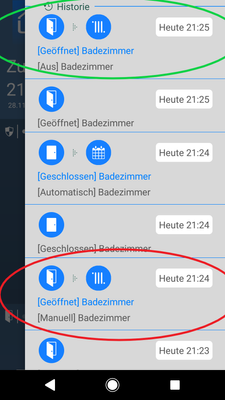 Mal "aus" mal "manuell"