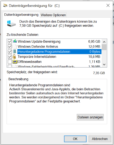 Nun mit erweiterter Liste