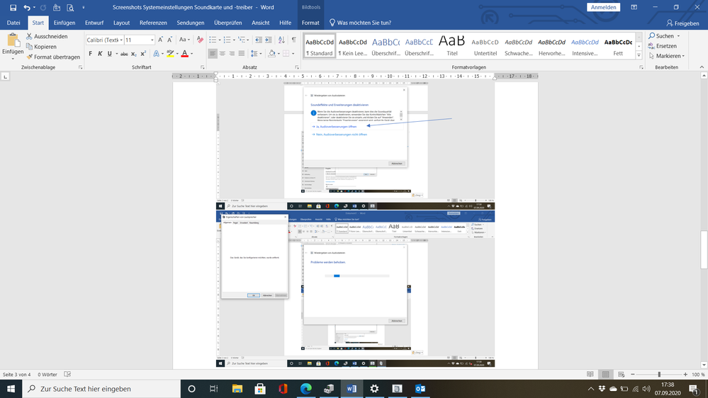 Problembehandlung mit Microsoft