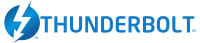 Logo der Intel-Thunderbolt Schnittstelle